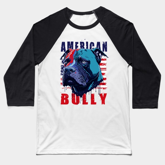 American Bully Baseball T-Shirt by Juka